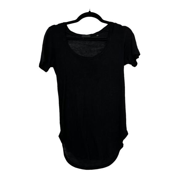 ATM Womens Soft Modal T-Shirt Black Tee Shirt Top Size Small FLAW - Picture 1 of 11